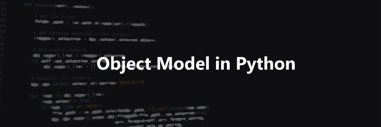object model in python