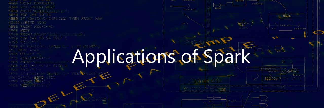 appications of apache spark